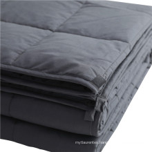 Premium Adults Grey Cotton Weighted blanket for autism anxiety